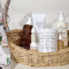 Holiday Gift Basket containing seven body products
